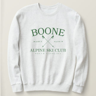 Moletom Boone Alpine Ski Club, Carolina do Norte