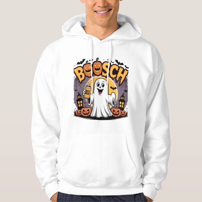 Moletom Boosch Ghost & Pumpkins Halloween Design (Frente)