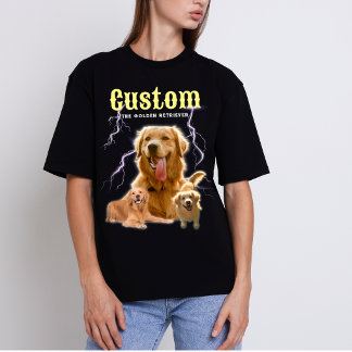 Moletom Bootleg Personalizado de Cachorro na Moda dos Anos