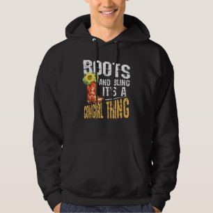 Moletom Boots and Bling É uma Garota Cozinha Coisa Chapéu