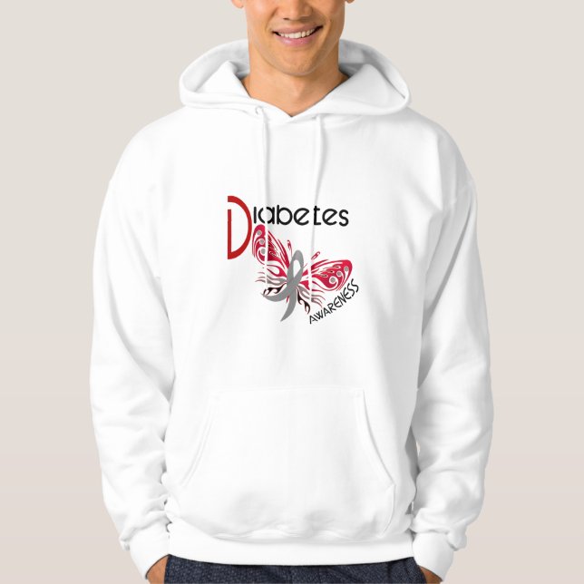 Moletom BORBOLETA 3 do diabetes (Frente)