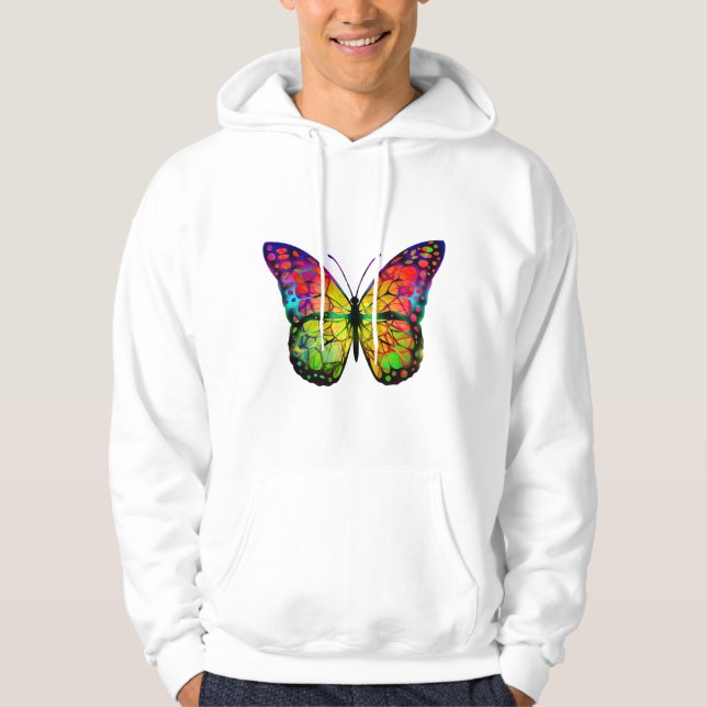 MOLETOM BORBOLETA ABSTRATA (Frente)