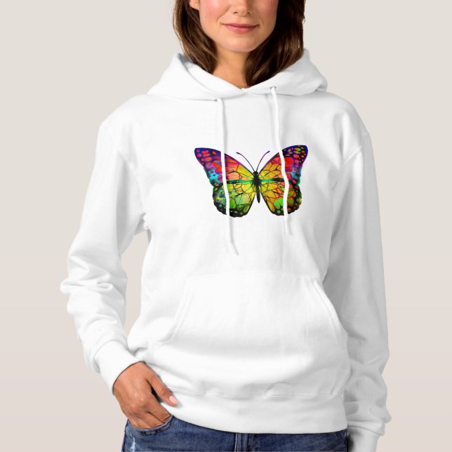 MOLETOM BORBOLETA ABSTRATA (Frente)