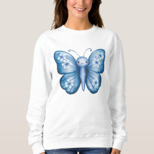 Moletom Borboleta Azul
