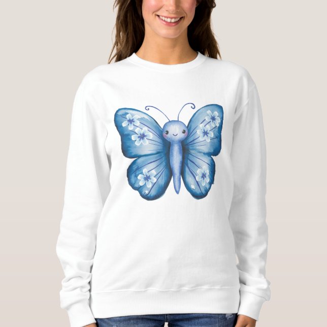 Moletom Borboleta Azul (Frente)
