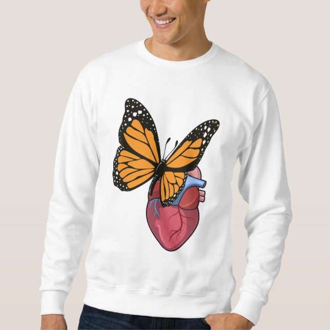 Moletom Borboleta com Coração (Frente)