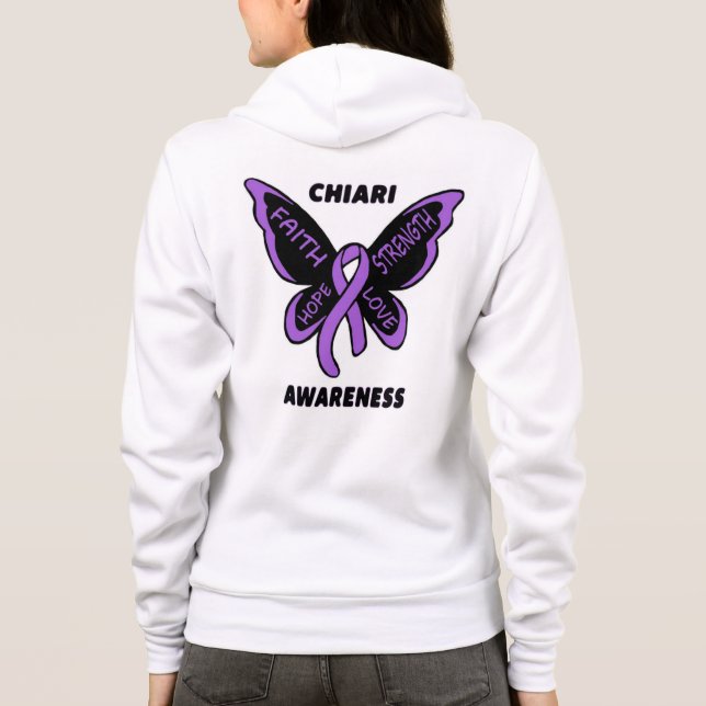 Moletom Borboleta/consciência… Chiari (Verso)