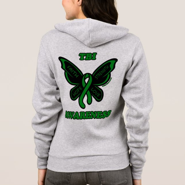Moletom Borboleta/Consciência...TBI (Verso)