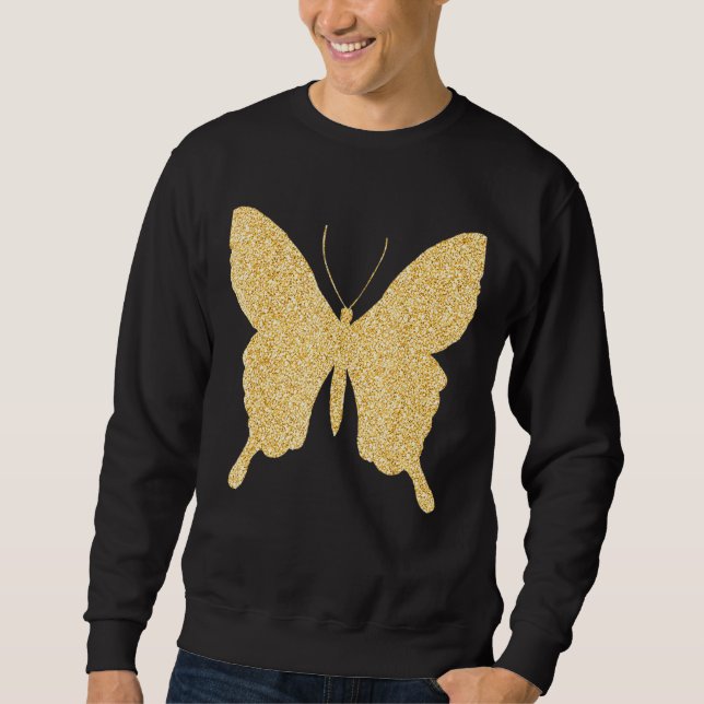 Moletom Borboleta Dourada Lente-mosca-da-borboleta (Frente)