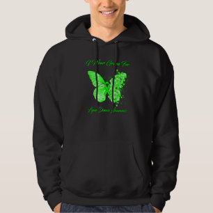 Moletom Borboleta Eu Visto Verde Para Consciência Da Doenç