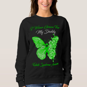 Moletom Borboleta Eu Visto Verde Para Meu Pai Kabuki Syndr