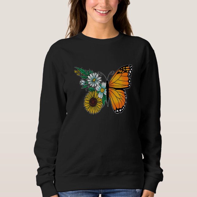 Moletom Borboleta Floral (Frente)
