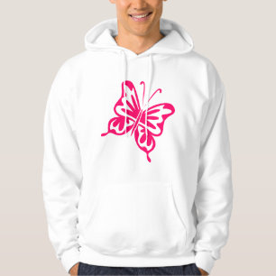 Moletom Borboleta Retro - Neon Vermelho