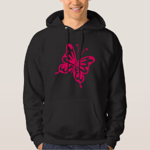 Moletom Borboleta Retroativa - Vermelho Neon