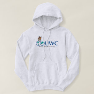 Moletom Borboleta UWC frontal e traseira personalizada