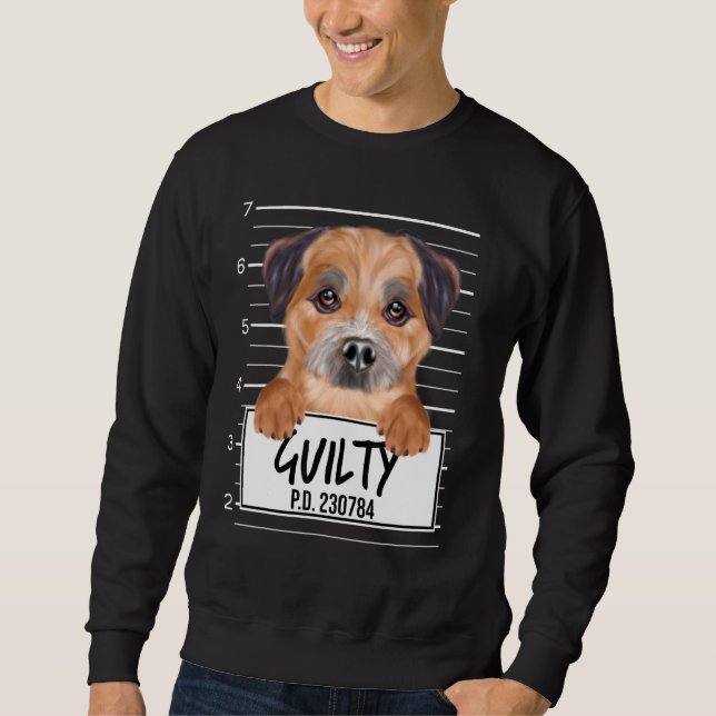 Moletom Borda Terrier Mugshot Guilherme Dog (Frente)
