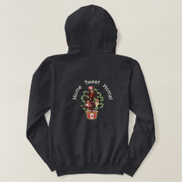 Moletom Bordado Com Capuz Canadá - Home Tweet Home!