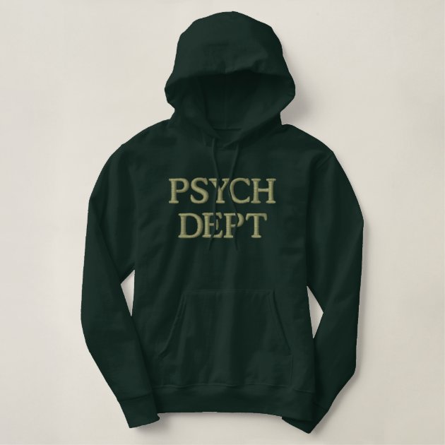 Moletom Bordado Com Capuz Hoodie da faculdade do departamento de