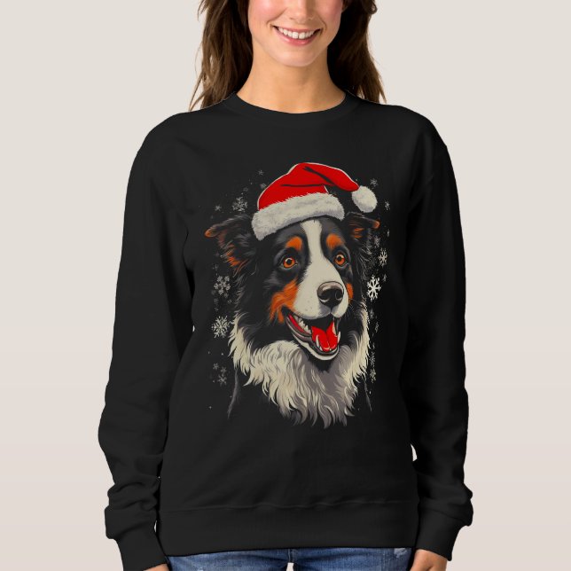 Moletom Border Collie Dog Xmas (Frente)