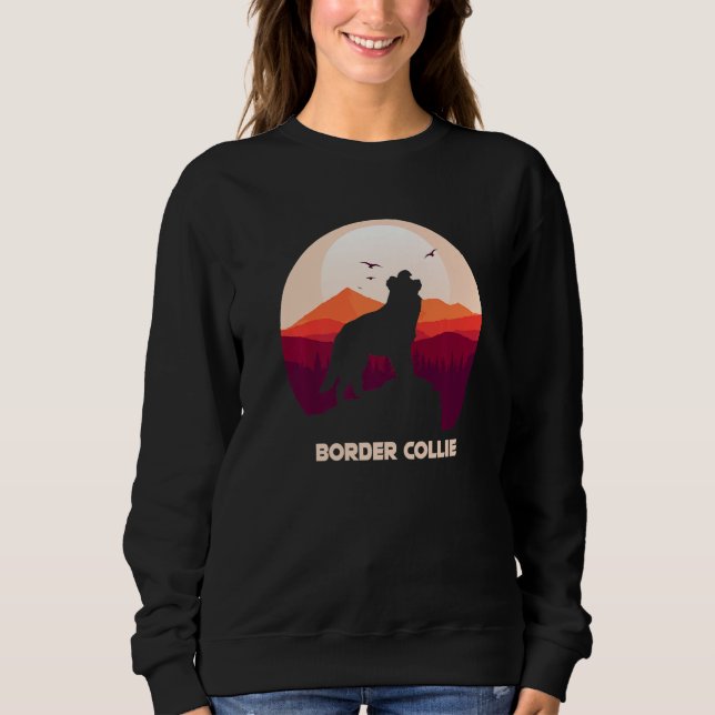 Moletom Border Collie e Montanha Premium (Frente)