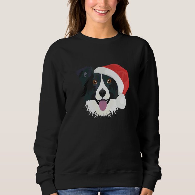 Moletom Border Collie Feliz Natal (Frente)