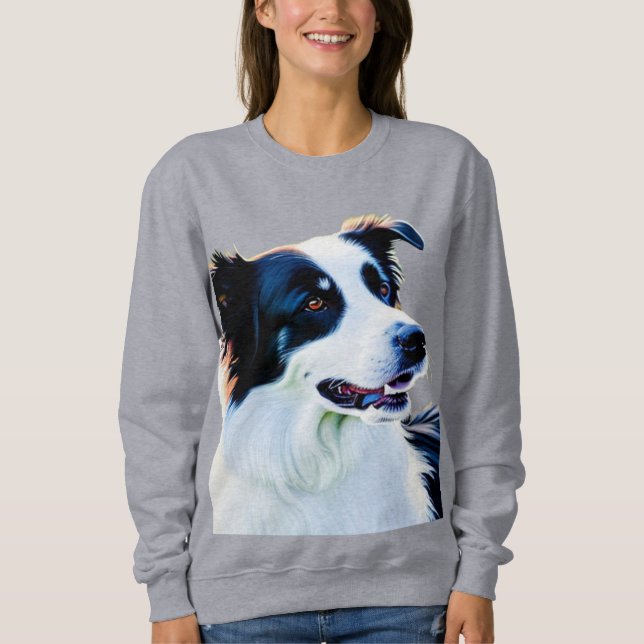 Moletom Border Collie Fofo (Frente)