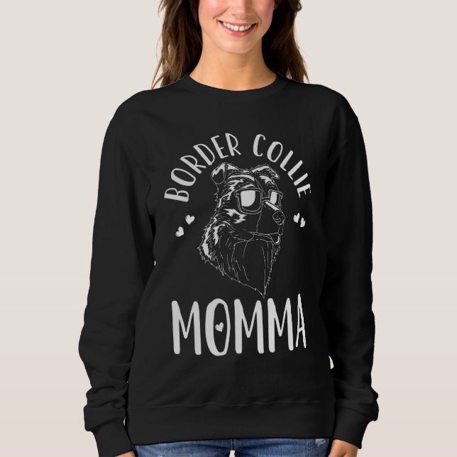 Moletom Border Collie Mamma Dog Mãe Mãe (Frente)