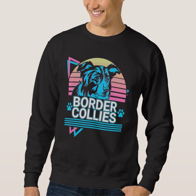 Moletom Border Collies Retro (Frente)