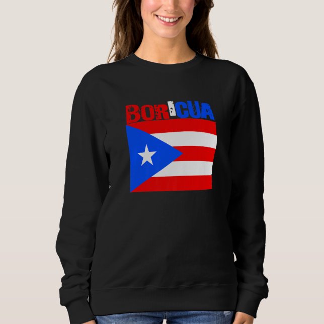 Moletom Boricua Roots Puerto Rico Pride PR Souvenir Puerto (Frente)