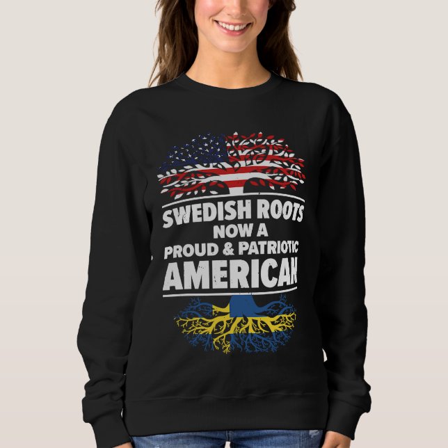 Moletom Born Swedish Sweden American USA Citizenship  1 (Frente)