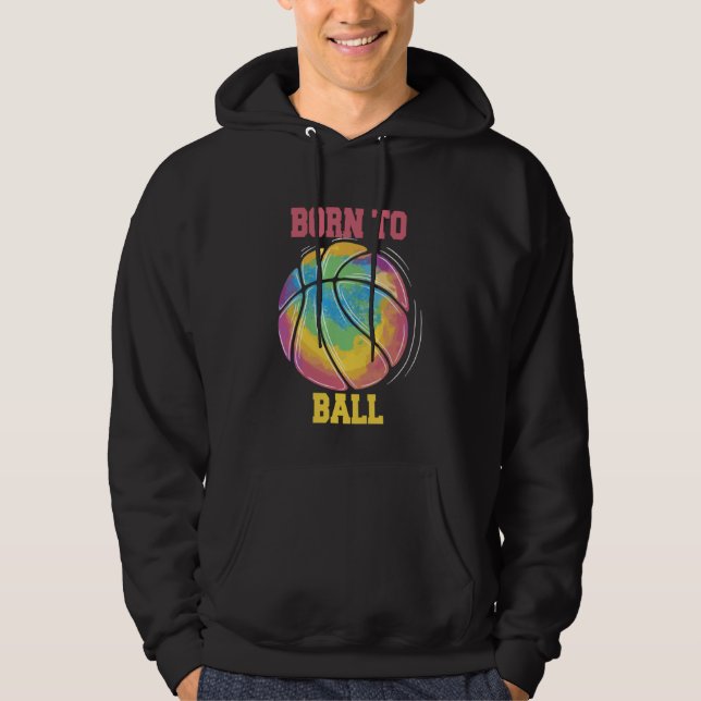 Moletom Born To Ball Basketball Slam Dunk (Frente)