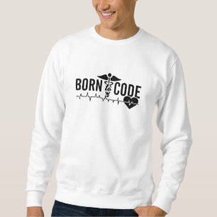 Moletom Born To Code Medical Coder Programmer ICD Coding