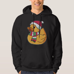Moletom Borracha do Xmas Duckie Duck Dom de Natal Bonito