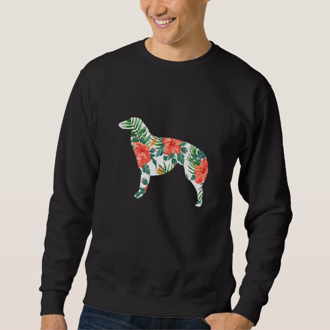 Moletom Borzoi Aloha Cão Havaiano (Frente)