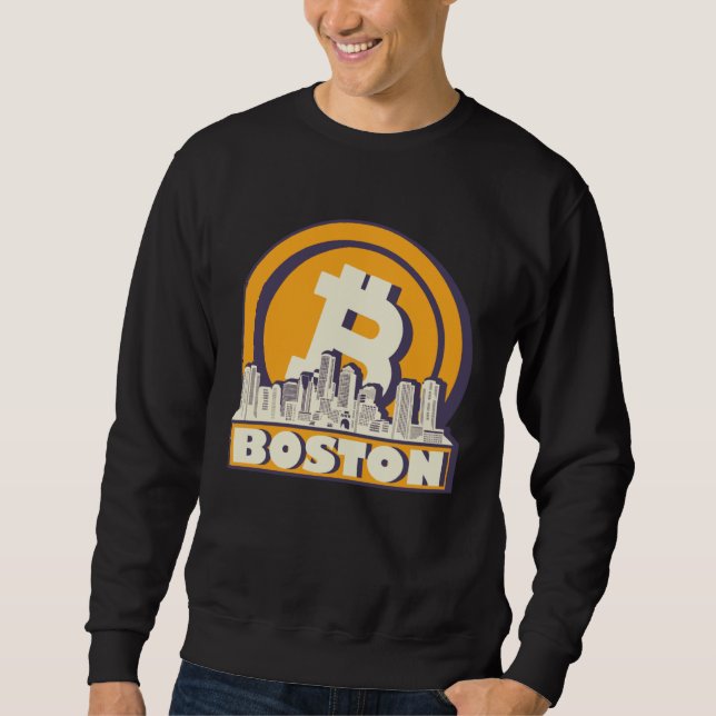 Moletom Boston Bitcoin Maximalist  Bitcoin Boston Skyline (Frente)