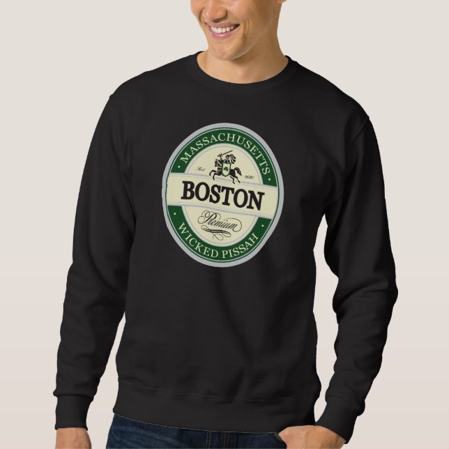 Moletom Boston - pissah mau (Frente)