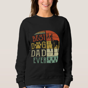 Moletom Boston Terrier Best Dog Pai Nunca Vintage Padre Da