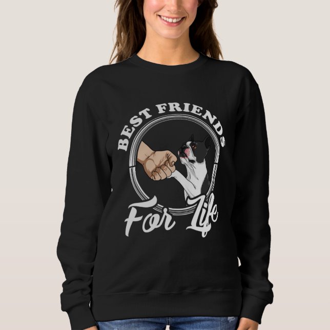 Moletom Boston Terrier  Best Friends  Boston Terrier (Frente)