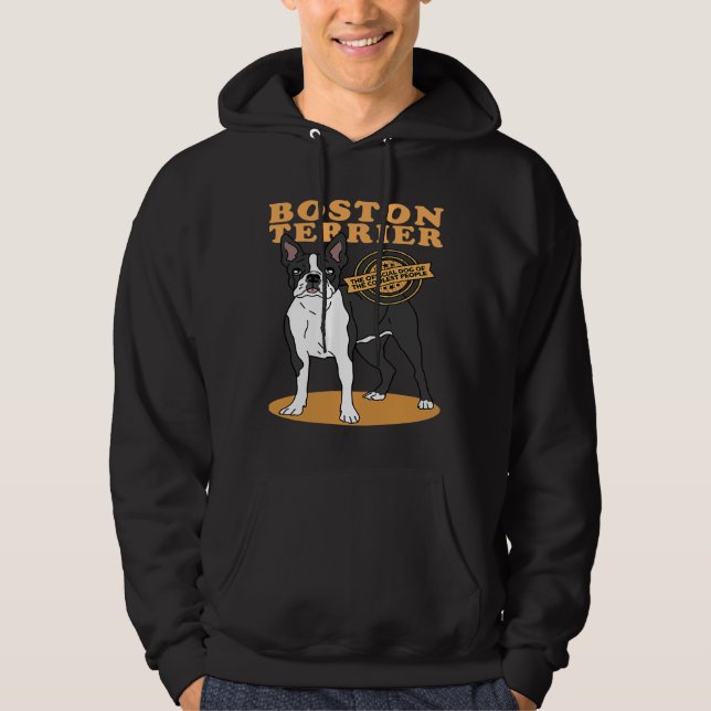 Moletom Boston Terrier Boston Terrier Dog Do Mais Frio B (Frente)