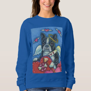 Moletom Boston Terrier, CAMISOLA dos NAMORADOS do CÃO rea