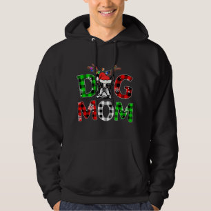 Moletom Boston Terrier Dog Mãe Xadrez Buffalo Reindeer Xma
