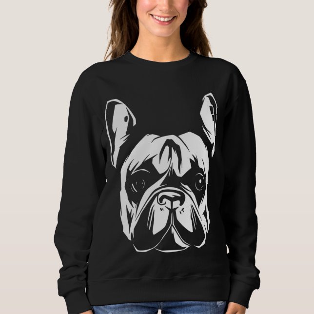 Moletom Boston Terrier Face Dog Breed Canine Owner Whisper (Frente)