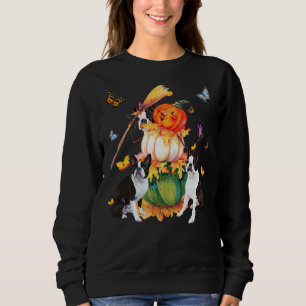 Moletom Boston Terrier Funny Scarecrow Halloween