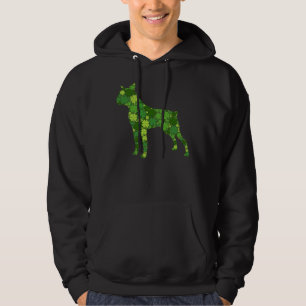 Moletom Boston Terrier Irish Green Shamrock C St Patricks