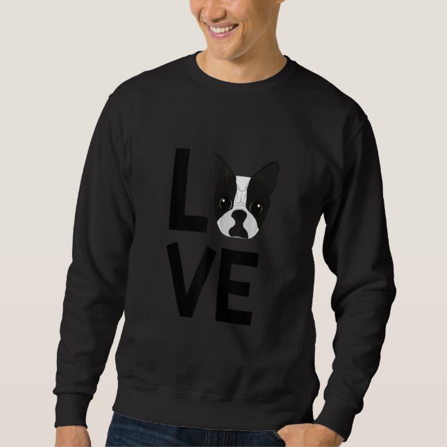 Moletom Boston Terrier Love (Frente)