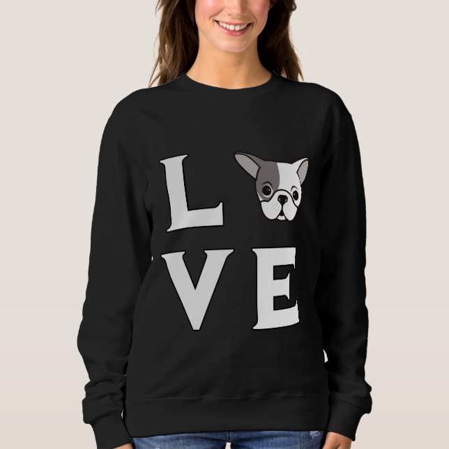 Moletom Boston Terrier Love (Frente)