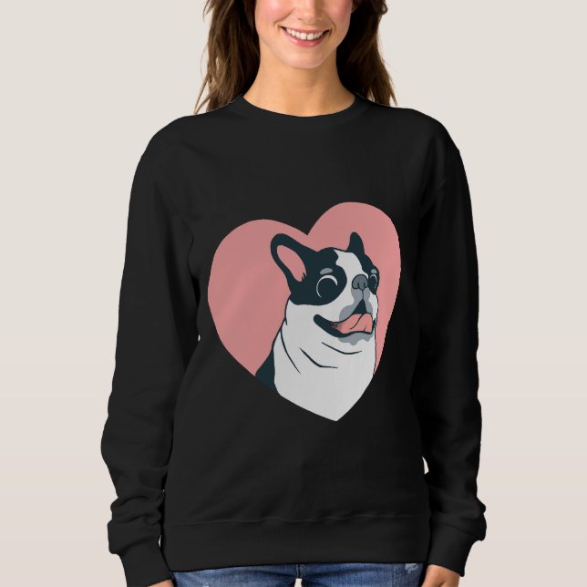 Moletom Boston Terrier Love 168 (Frente)