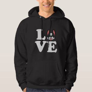 Moletom Boston Terrier Love Dog Roupa