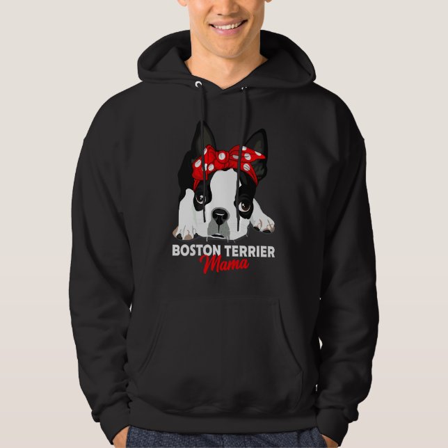 Moletom Boston Terrier Mama Cute Bostie Dog (Frente)