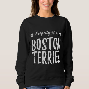 Moletom Boston Terrier Property Engraçado Mãe